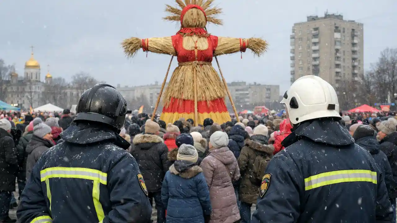 На Масленицу 2026 за сжигание чучела можно получить штраф до 400 000 рублей и уголовное дело