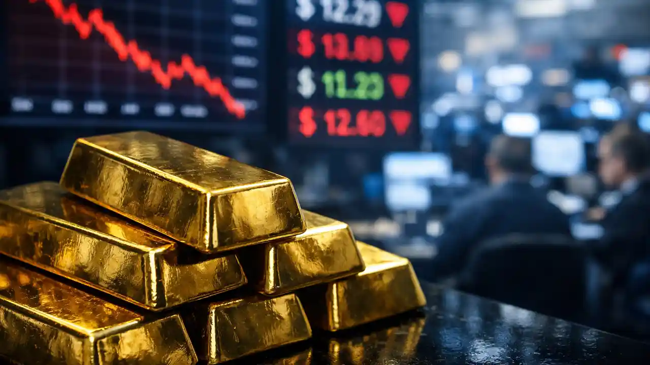 Золото рухнуло на 5,3% за один день: почему сильный доллар и доходность облигаций перевесили военную панику